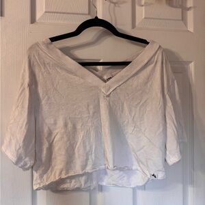 Cropped athletic tee